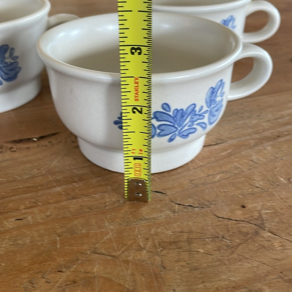 Three Pfaltzgraff Yorktowne 4” Soup/ Chili Mugs - Picture 4 of 7